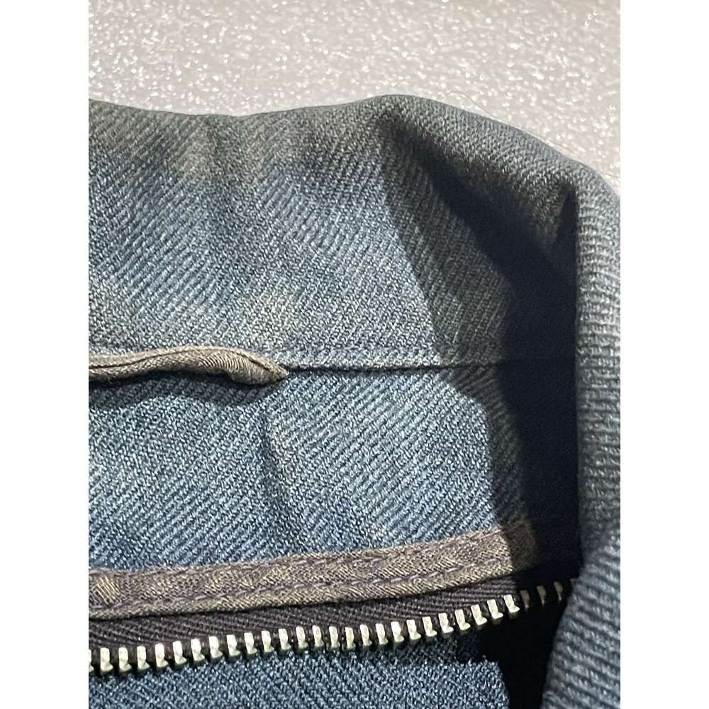 Vtg 50s Uniform Co Jacket Lightning Zip Service Technician Blue 22x25 - Picture 7 of 13